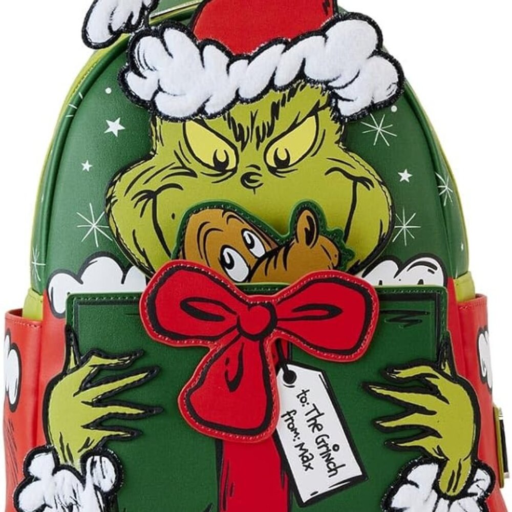 Loungefly Dr. Seuss' How the Grinch Stole Christmas! Santa Mini Backpack